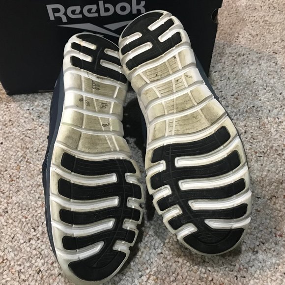 REEBOK Sublite Cushion Work Safety Shoes - Navy Blue Men 12 - CSA Approved - Picture 8 of 10